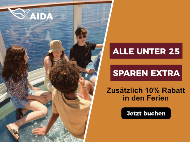 AIDA Ferien Aktion - 10% Extra Rabatt