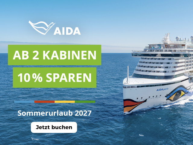 AIDA Sommer Push - 10% sparen