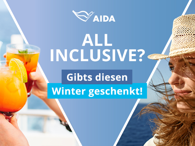 AIDA Winter All Inklusive geschenkt!