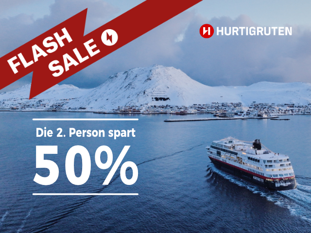 Hurtigruten - 2. Person 50 % 
